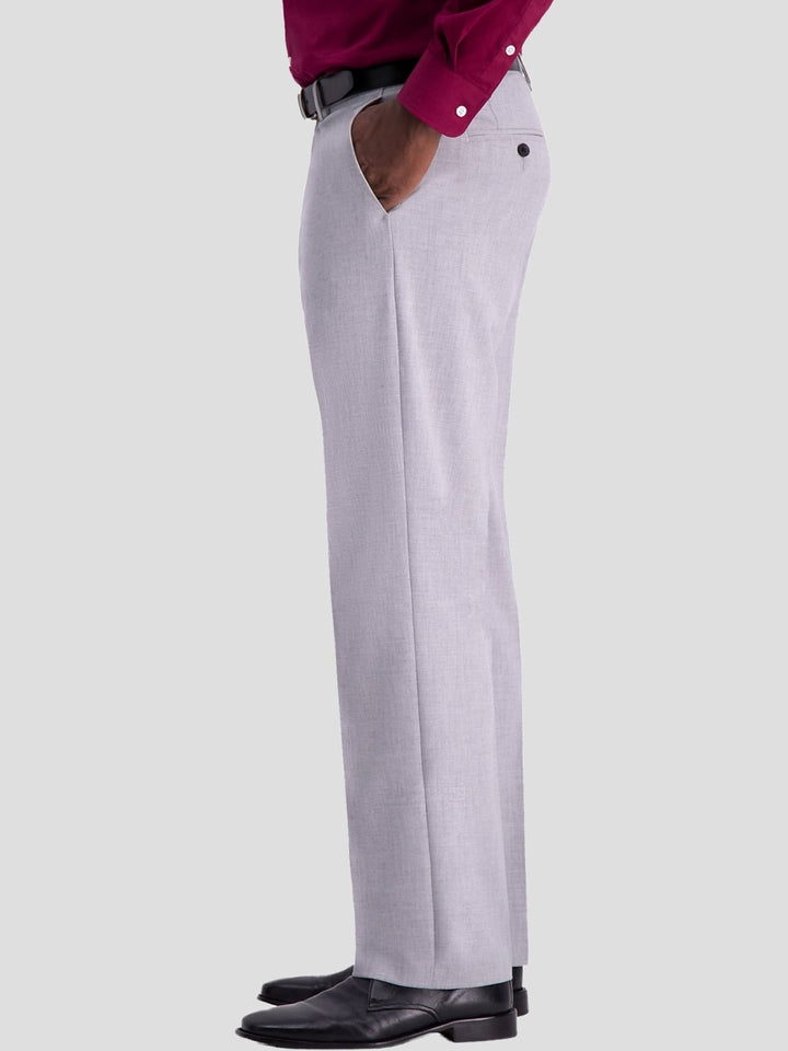 Translation missing: en.J.M. Haggar Men's 4-Way Stretch Classic Fit Premium Dress Pants Light Grey-36x34