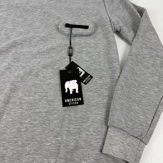 Translation missing: en.American Stitch Men's Crew Neck Sweatshirt Grey-Size Medium