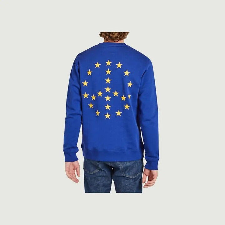 Translation missing: en.Etudes Men's 100% Organic Cotton Story Peace Blue Sweatshirt-Size XL