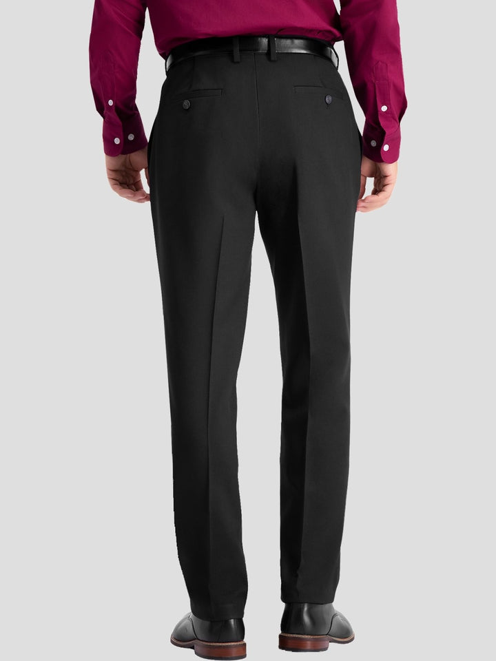Translation missing: en.Haggar Men's Travel Performance Tailored Fit Dress Pants Black Solid-32Wx30L