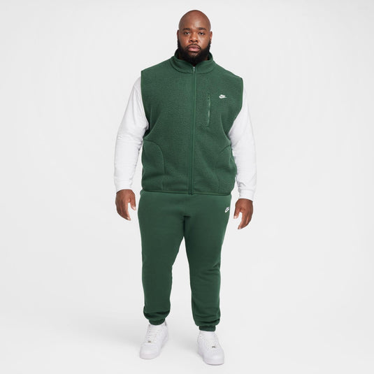 Translation missing: en.Nike Sportswear Club Men's Fleece Winterized Zip-Front Vest - Fir/White-Medium