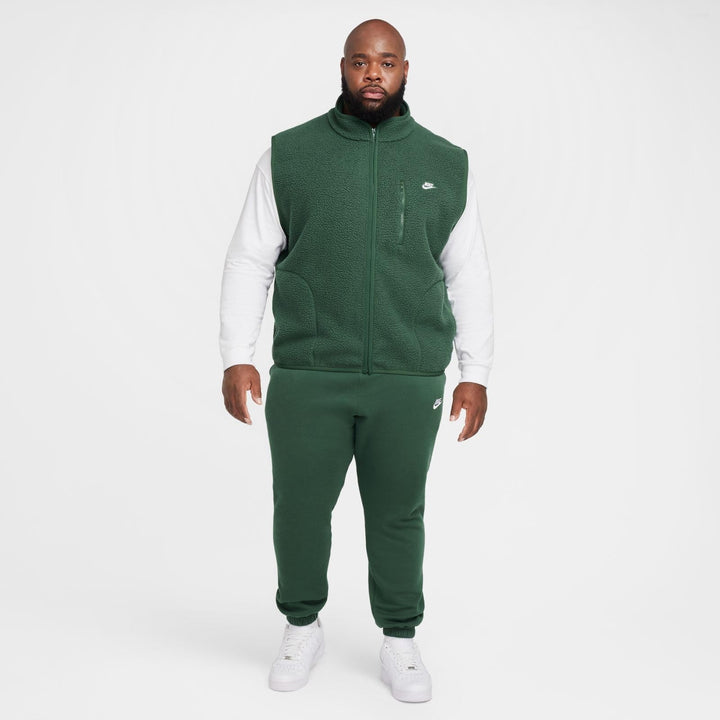 Translation missing: en.Nike Sportswear Club Men's Fleece Winterized Zip-Front Vest - Fir/White-Medium