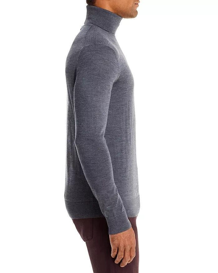Translation missing: en.The Men's Store Designer Merino Wool Turtleneck Sweater  Med Grey-XL