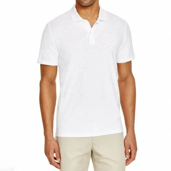 Translation missing: en.The Men's Store at Major Dept Store Cotton Slub Polo Shirt White-XL