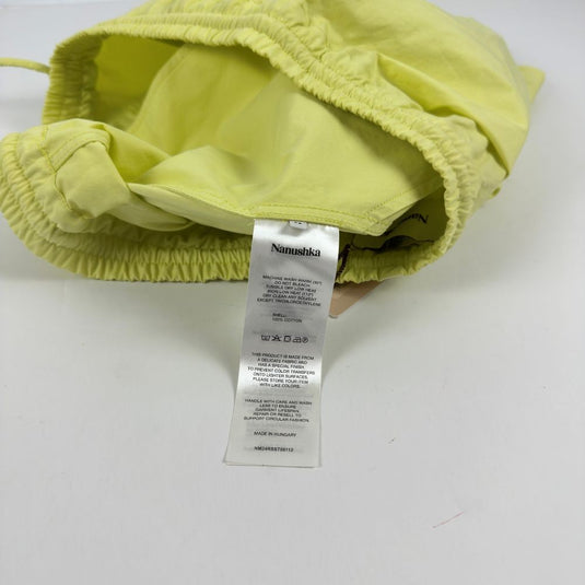Translation missing: en.Nanushka Mens Heavy Poplin Volley Shorts in Yellow Luman-Medium