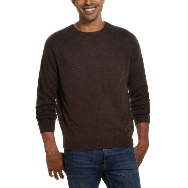 Translation missing: en.Weatherproof Vintage Men's Soft Touch Crew Neck Sweater Brown Bear-Medium
