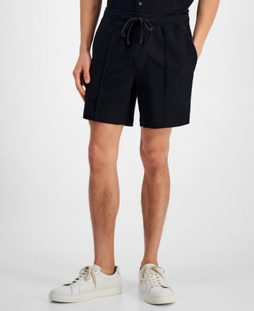 Translation missing: en.Alfani Pique All Cotton Shorts Men's XL Deep Black Solid 5.5 inseam