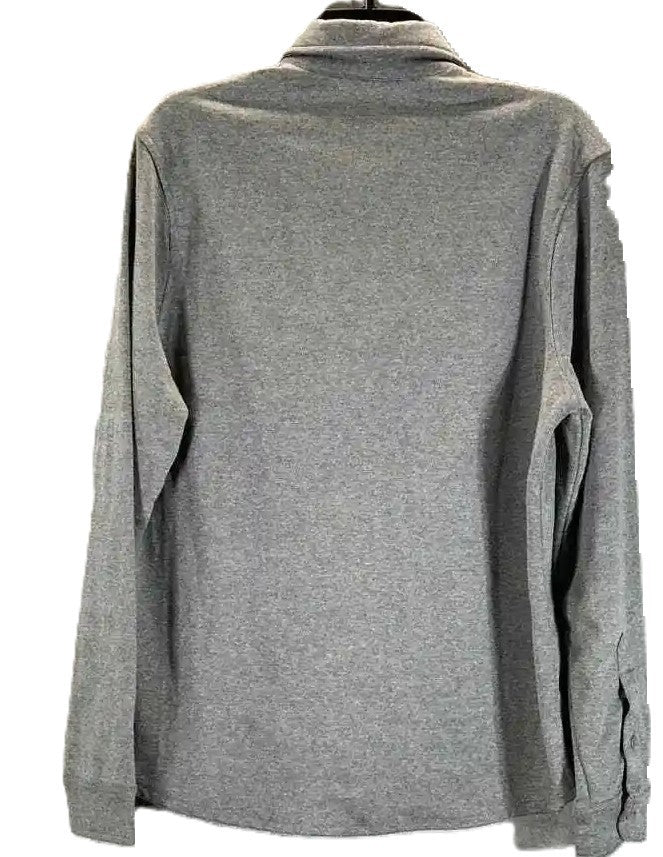 Translation missing: en.RLX Ralph Lauren Mens RLX Golf Stretch Mesh Long Sleeve Tee Grey Heather-XL