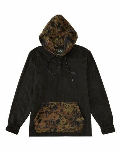 Translation missing: en.Billabong Men's A/DIV Furnace Anorak Sweatshirt in Black-Size Medium