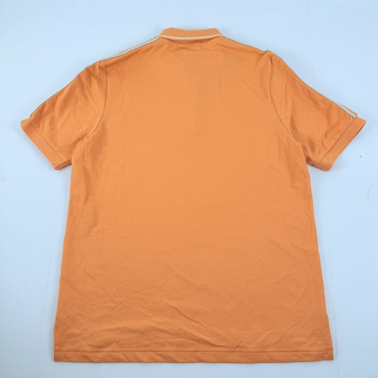 Translation missing: en.AGTAWH All Good Things French Terry Polo Mens Size Medium Melon Orange Cotton