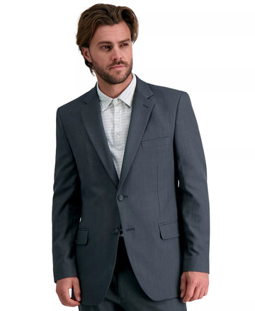 Translation missing: en.Haggar Men's Travel Performance Tailored Fit Suit Jacket Only Dk Gray Htr-42S