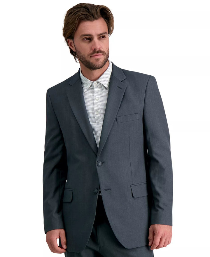 Translation missing: en.Haggar Men's Travel Performance Tailored Fit Suit Jacket Only Dk Gray Htr-42S