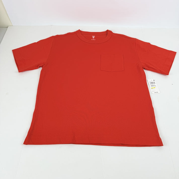 Translation missing: en.Mode of One Men's Relaxed-Fit All Cotton Pocket T-Shirt Fiery Red-Small