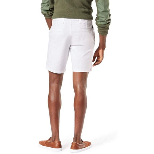 Translation missing: en.Dockers Men's Ultimate Supreme Flex Stretch Solid 9.5" Shorts Paper White-34W