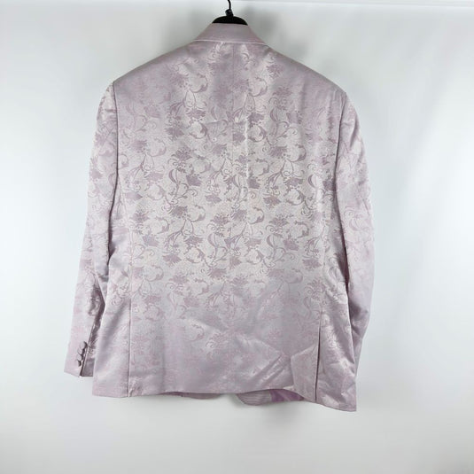 Translation missing: en.Alfani Evening Jacket Men's 44S Pink Slim-Fit Floral Peak Lapels Dinner Jacket