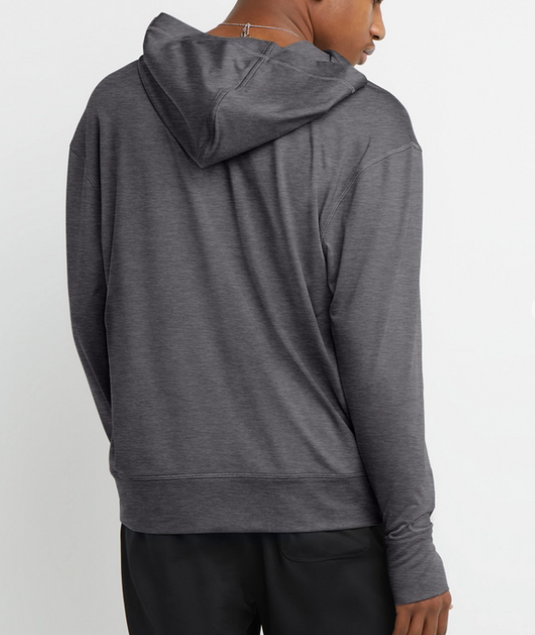 Translation missing: en.Champion Mens All-Day MVP Quarter-Zip Hoodie Railroad Grey Heather-Large