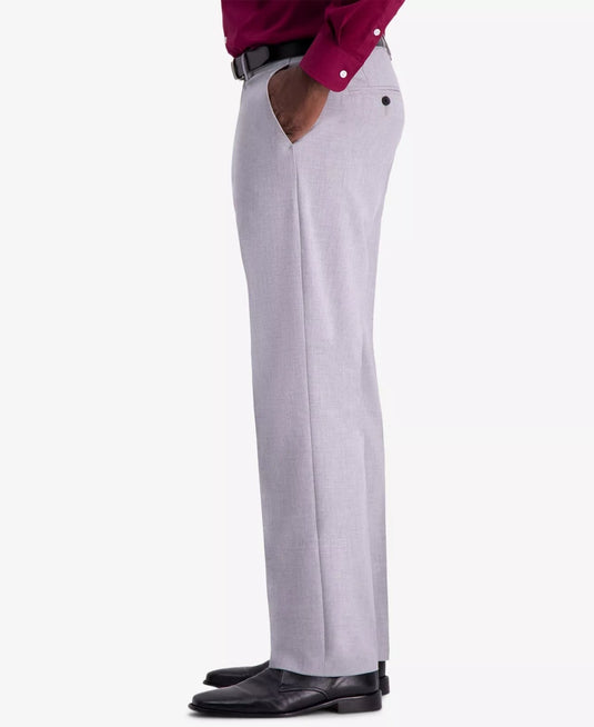 Translation missing: en.J.M. Haggar Men's 4-Way Stretch Classic Fit Premium Dress Pants Light Grey-34x32