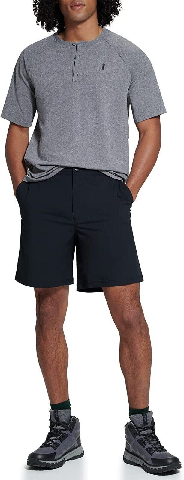 Translation missing: en.Bass Outdoor Men's Boulder Hiker Shorts in Black-XL