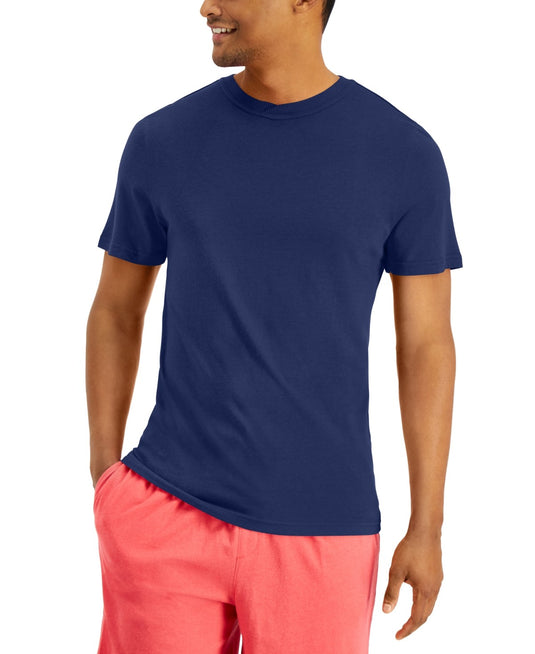 Translation missing: en.Club Room Men's Pajama T-Shirt Pomp Blue Size Small Cotton Modal Crew Neck