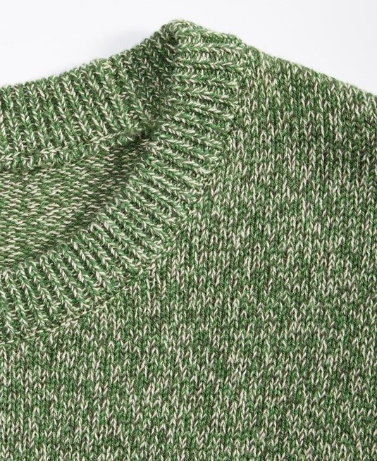 Translation missing: en.Mode of One Men's Long-Sleeve Relaxed Crewneck Sweater Black Forest Green-2XL