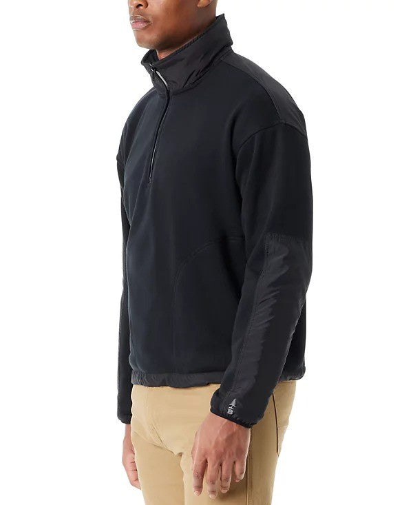 Translation missing: en.Bass Outdoor Sweatshirt Men's Size XL Black Reg-Fit Convertible Hood 1/4-Zip