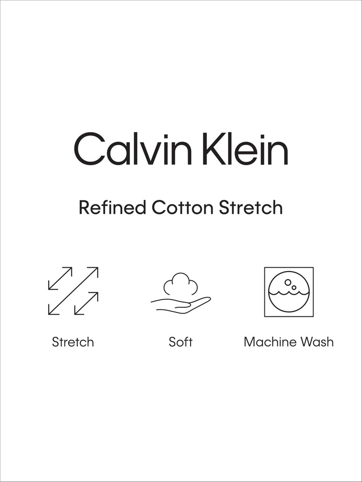 Translation missing: en.Calvin Klein Men's Dress Shirt Reg Fit Refined Cotton Stretch Lilac-17.5 32/33