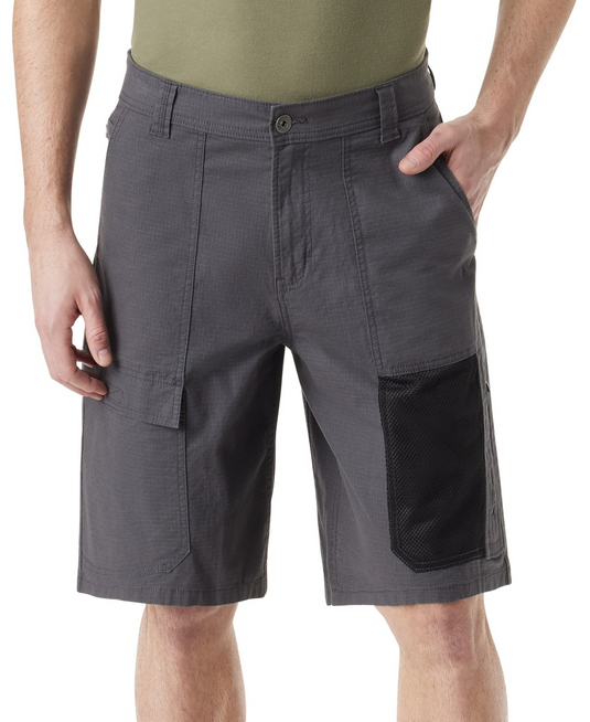 Translation missing: en.Bass Outdoor Men's Explorer Cargo 11" Shorts Stretch - Forged Iron-Size 30