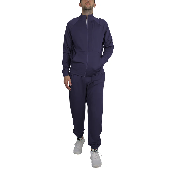 Translation missing: en.Blue Ice Men's 2pc Track Suit Size Medium Navy Top &amp; Bottom Moisture Wicking