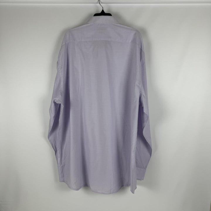 Translation missing: en.Perry Ellis Men's Modern-Fit Lux Twill Solid Dress Shirt - Purple -8-18.5 36/37