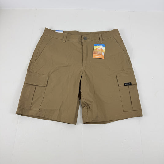 Translation missing: en.Columbia Men's Rapid Rivers Cargo Shorts Cotton Blend Stretch Delta Brown-30W