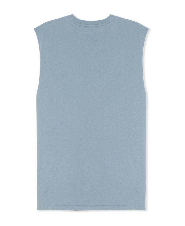 Translation missing: en.Hurley Men's Liberty Muscle Tank Top Premium Cotton Blend Worker Blue-2XL