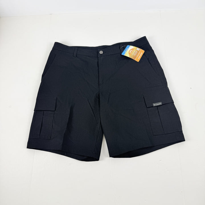 Translation missing: en.Columbia Men's Rapid Rivers Cargo Shorts Cotton Blend Stretch Black-36W