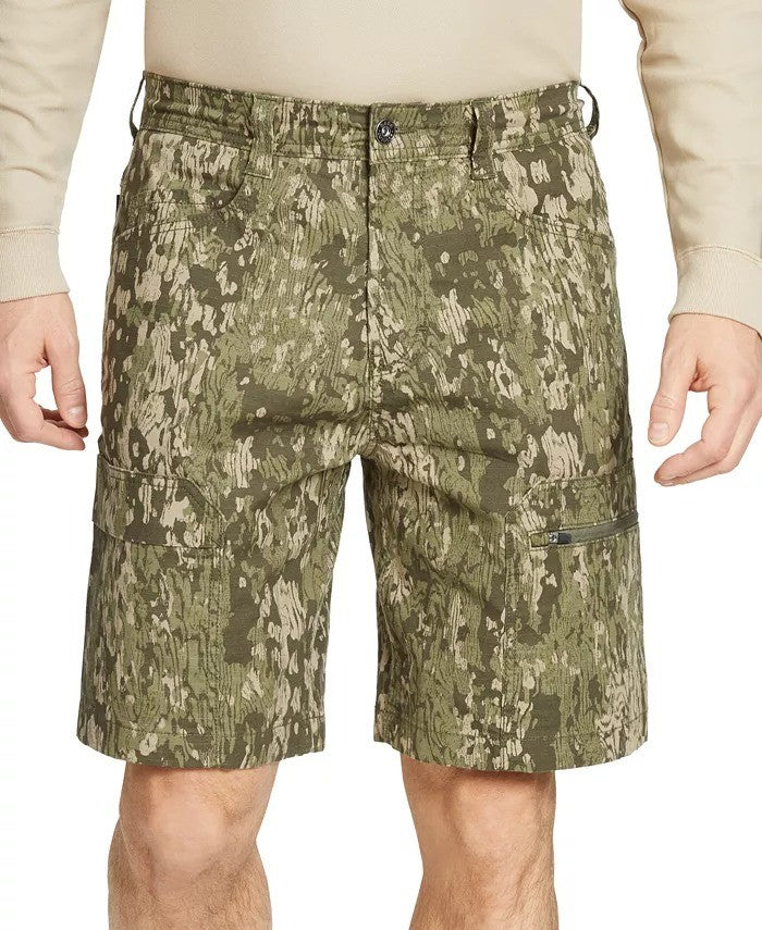 Translation missing: en.Bass Outdoor Pro-Cargo Shorts Men's 40W Deep Lichen Green Ripstop Printed 9in