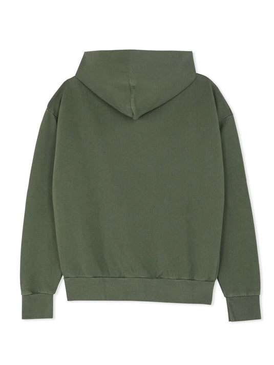 Translation missing: en.The Rad Black Kids Racer Hoodie in Green-Size Medium