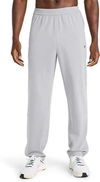 Translation missing: en.Reebok Men's Basketball Tricot Tear-a-Way Pants Leisure Grey Relaxed Fit-2XL