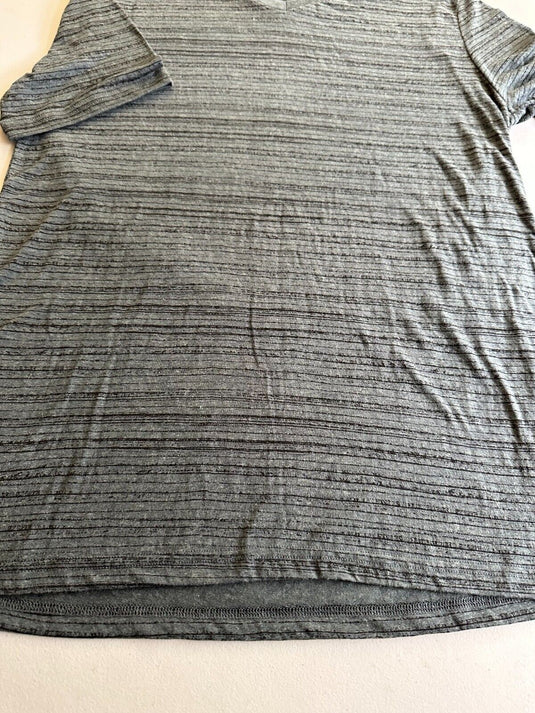 Translation missing: en.Threads 4 Thought Men's Dirt Road Stripe V-Neck T-Shirt Teal-2XL