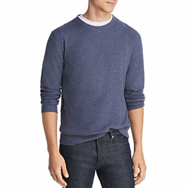 Translation missing: en.The Men's Store Jacquard Crewneck Sweatshirt Washed Blue-XL