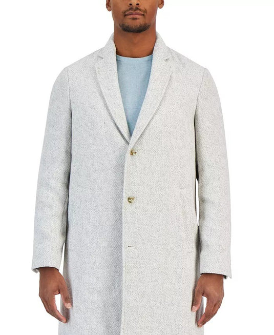 Translation missing: en.Alfani Men's Bruno Regular-Fit Textured Coat Vanilla Ice-Large 40-42