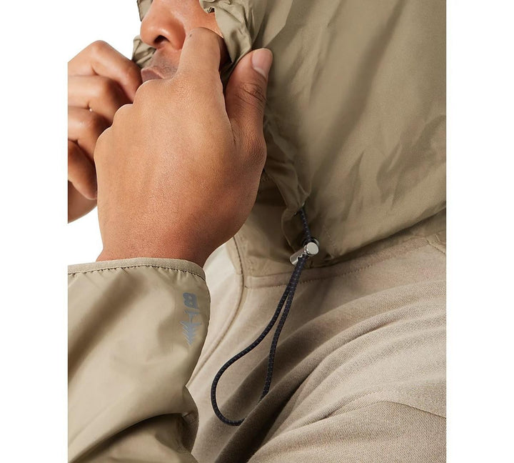 Translation missing: en.Bass Outdoor Men's Reg-Fit Convertible Hood 1/4-Zip Sweatshirt Green-XL New