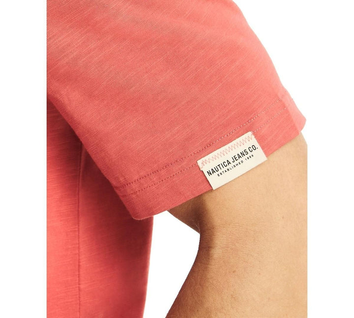 Translation missing: en.Nautica Men's Classic-Fit Solid Henley - Mineral Red-Small