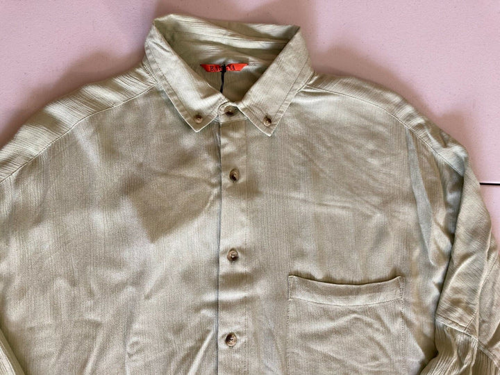 Translation missing: en.Barena Venezia SRL Overshirt in solid Sage Green-Size 3XL