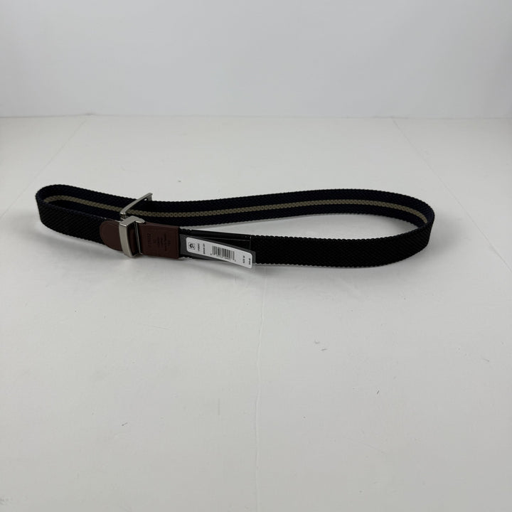 Translation missing: en.Perry Ellis Portfolio Men's Woven Webbed  Reversible Belt Black Blue-Size 32
