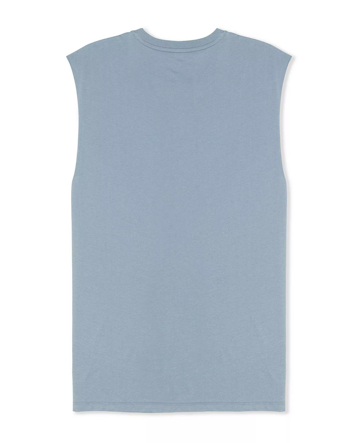 Translation missing: en.Hurley Men's Liberty Muscle Tank Top Premium Cotton Blend Worker Blue-2XL