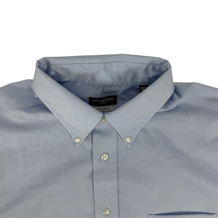 Translation missing: en.Van Heusen Men's Dress Shirt Reg Fit Flex Stretch Blue-15.5-16 33/34