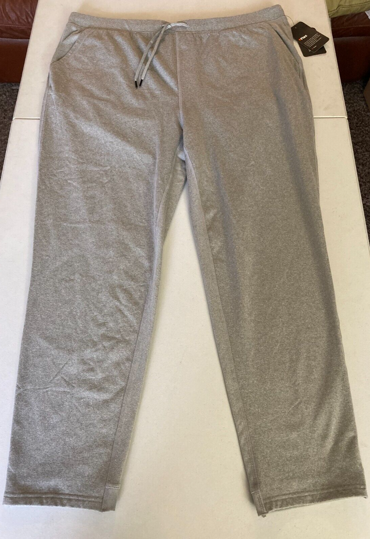 Translation missing: en.Bass Outdoor Men's Tranquility Reg Fit Stretch Sweatpants Drizzle Heather-2XL