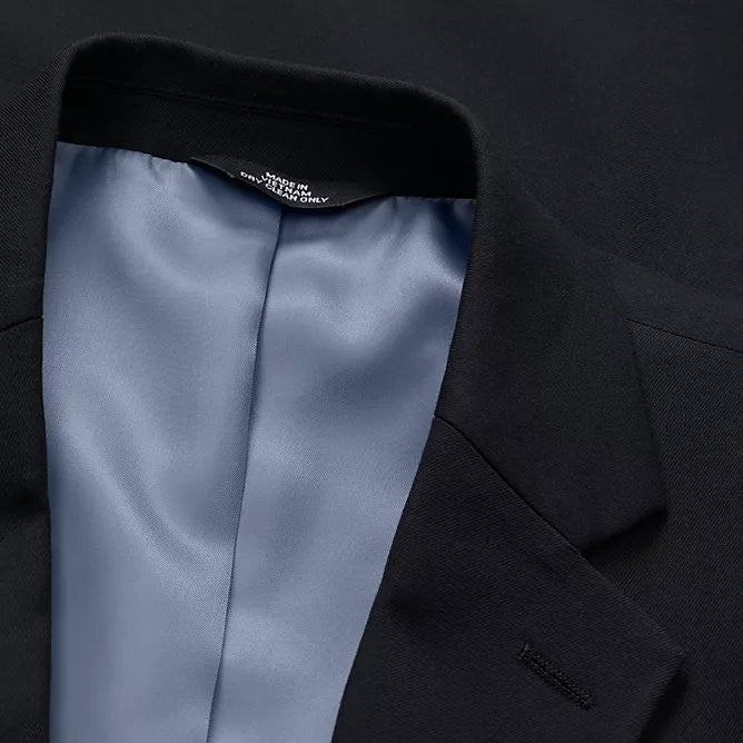 Translation missing: en.Haggar Men's Premium Stretch Sharkskin Classic Fit Suit Coat, Black, 40 Short