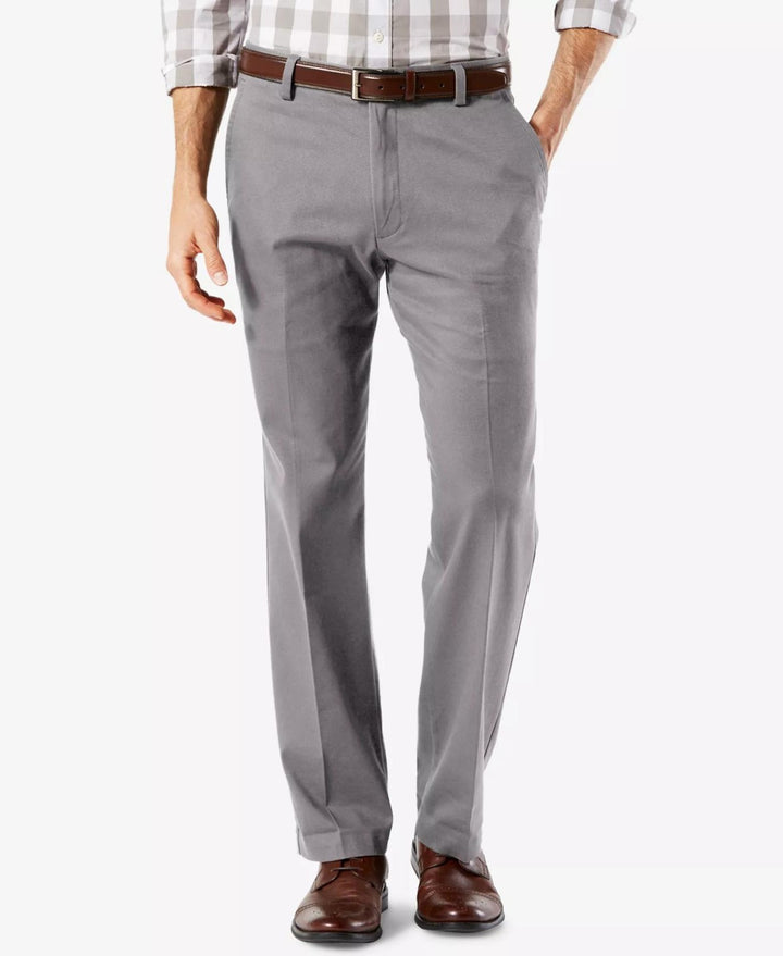 Translation missing: en.Dockers Easy Khakis Pants Burma Grey 38x32 Slim Fit Mens Stretch Comfort Waist