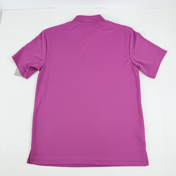 Translation missing: en.PGA TOUR Mens Regular fit Short Sleeve Polo Shirt Wild Aster Pink-Small