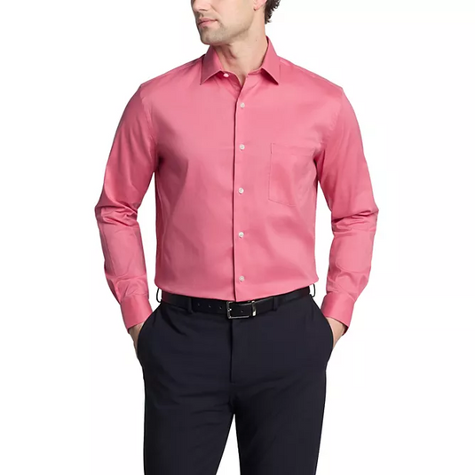 Translation missing: en.Van Heusen Men's Regular Fit Everyday Defense Dress Shirt Rouge-15-15.5 34/35