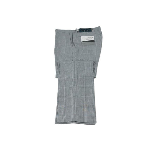 Translation missing: en.Perry Ellis Portfolio Men's Slim-Fit Flat Front Twill Pants - Light Grey-30x30